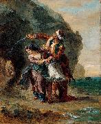 Eugene Delacroix Selim and Zuleika oil painting reproduction